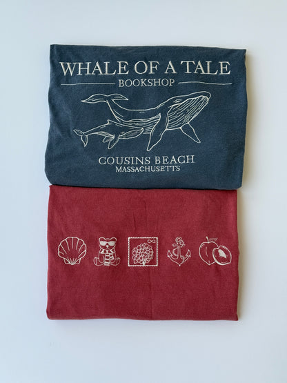 Embroidered Whale Bookshop Crewneck