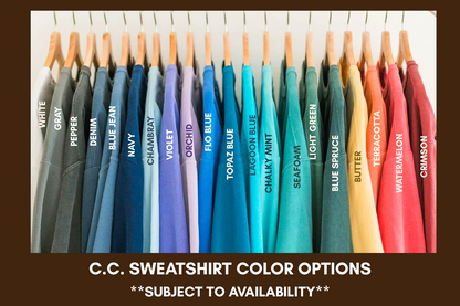 Feral Witch Embroidered Crew + Tee